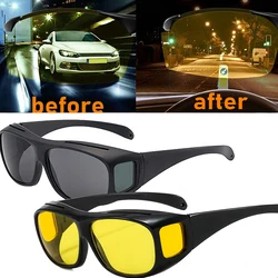 Anti-Glare Night Vision Driver Goggles Fashion Sunglasses Cycling Goggles Night Driving Enhanced Light Glasses Car Accessories