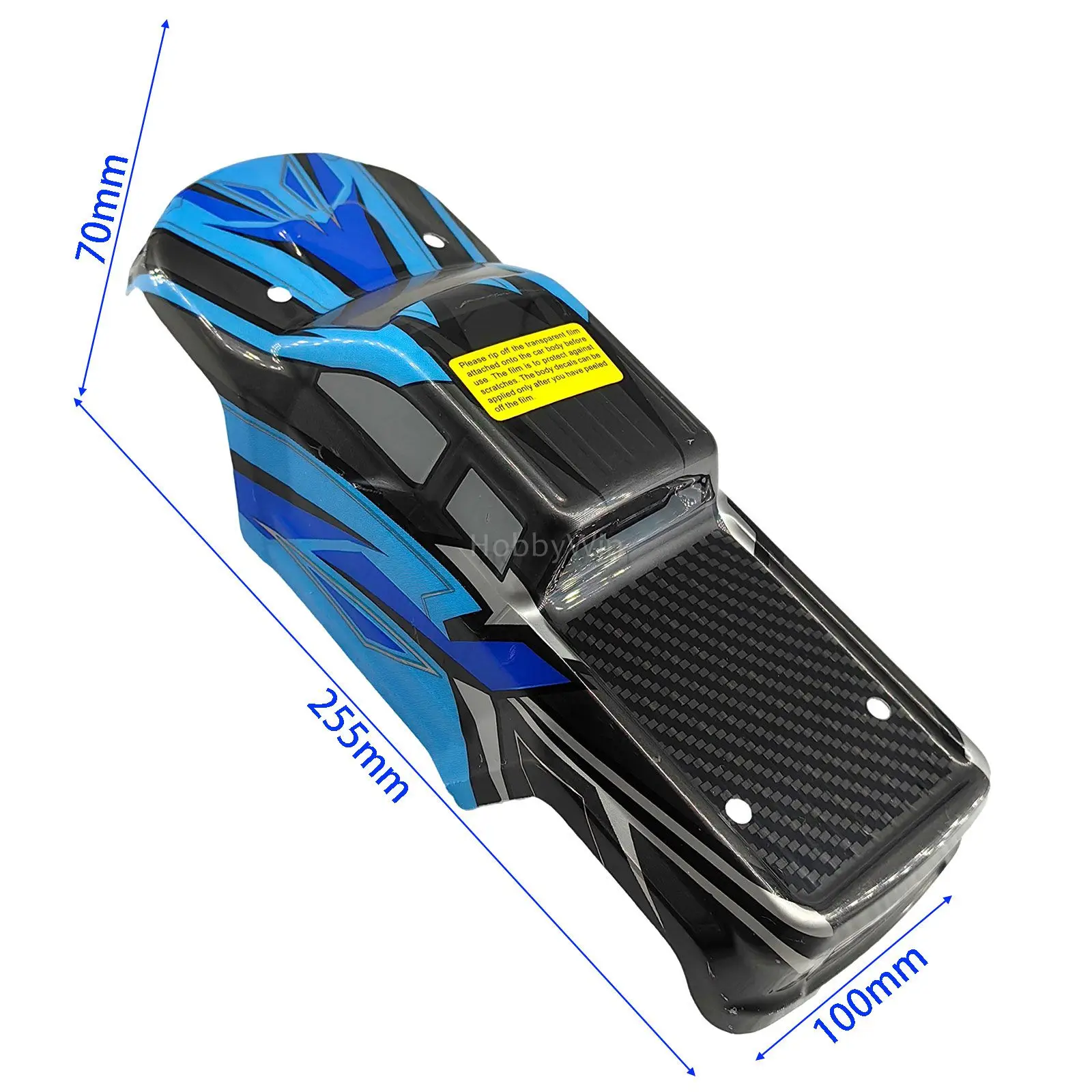 HBX part M16040 Truck Body Blue +Decal for Haiboxing 1/16 brushed RC Truck 16889