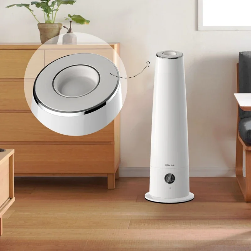 مرطب أرضي منخفض الضوضاء ، بخاخ هواء منقى ، بخاخ ضباب ، سعة كبيرة ، ضباب كثيف ، منزلي ، غرفة نوم ، غرفة معيشة