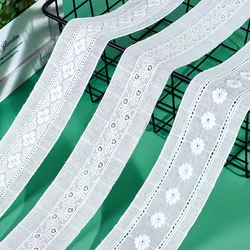 30Yards Cotton Embroidery Lace Trim, Patchwork Needlework, Sewing Accessories, Clothes Decoration, Garment Material,