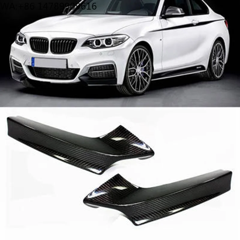 Premium Bespoke Facelift Body KitF22 M2 M3 M5 Dry Carbon Fiber Front Bumper Corner Trim For 2 Series F22 2014-2018
