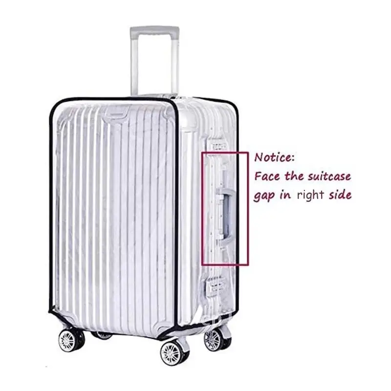 

for PVC Suitcase Cover Protectors 18 20 22 24 26 Carry Luggage Travel PVC 28 Clear Inch Transparent Protector on 30