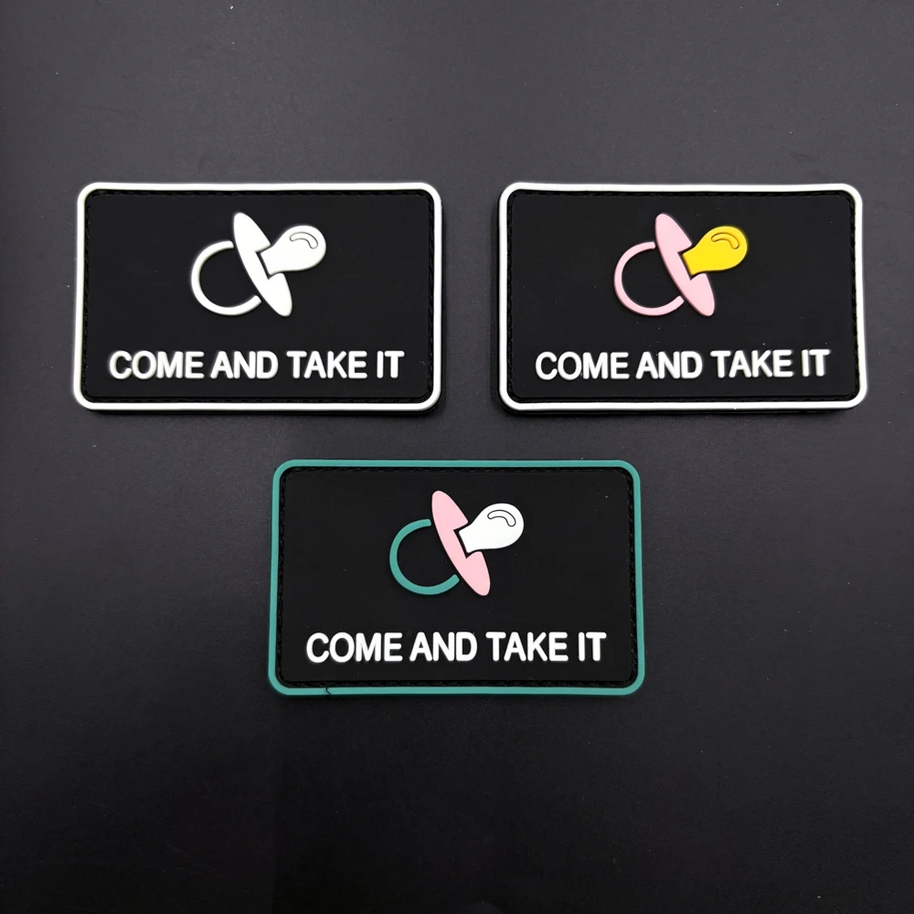 Creative and Funny Graphic Letter Slogans, 2D Flat Pvc Material, Comes with a Luminous Effect Patch, Available in Three Different Colors, 1 Piece Optional, 3D Rubber Patch, Decorative Fabric Label for Backpacks and Clothing, Comes with a Compatible Backing
