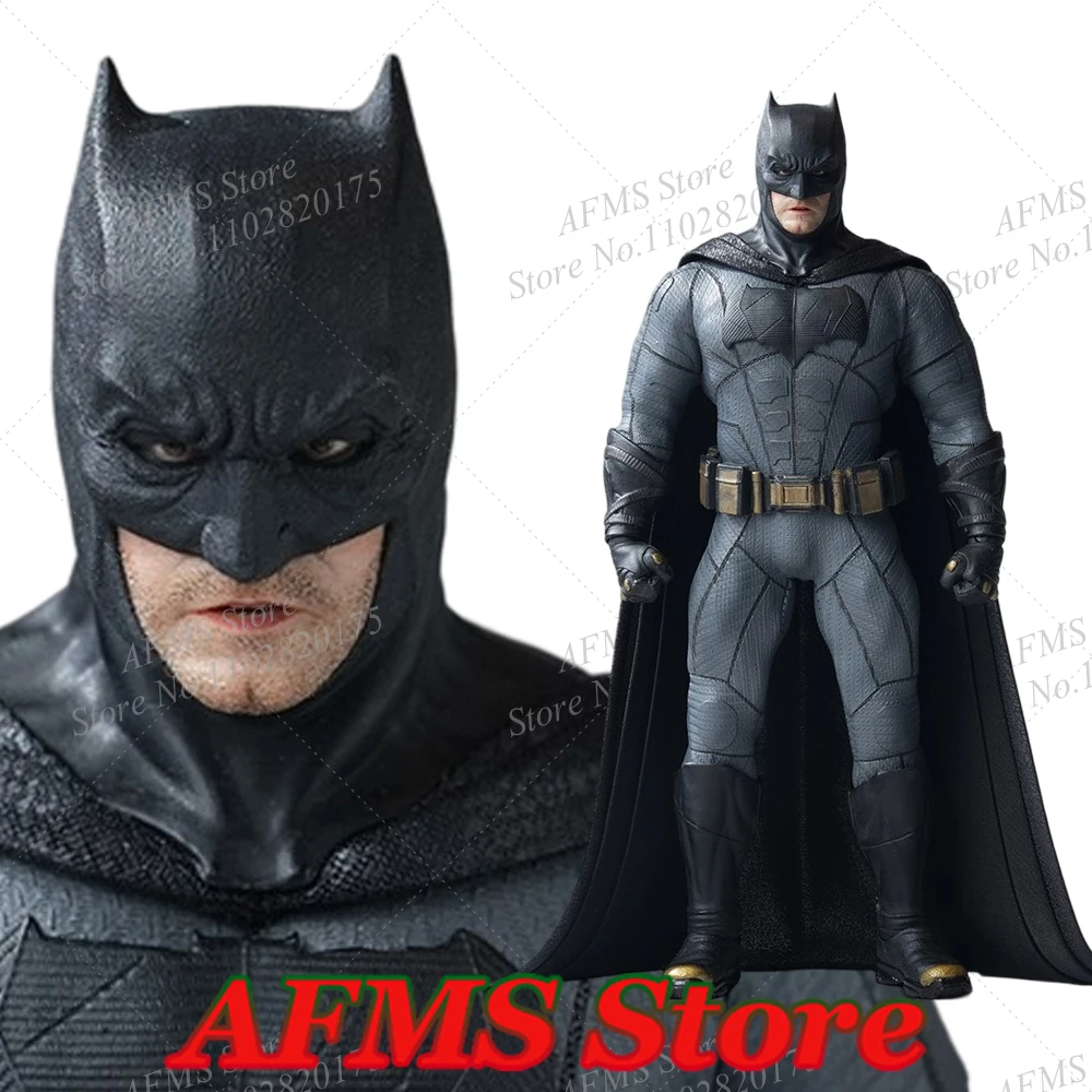 

KELLY STUDIO 1/12 Men Soldier Cloak Bat Hero Ben Affleck ‌Draped Cape‌ Clothes For 6inch MEZCO JL BVS Action Figure Dolls