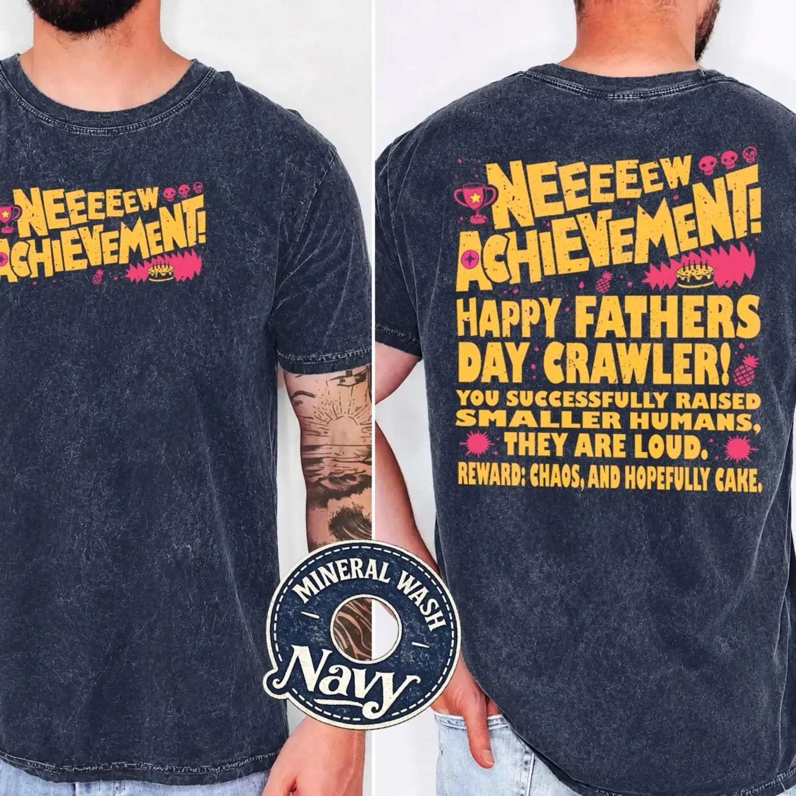 Dungeon Crawler Carl Fathers Day 2 Sided Shirt, Dad Achievement TShirt, DCC Fan Tee, Game Dadcotton Shirt