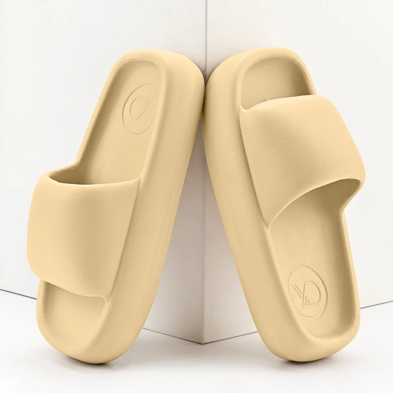 Women Slipper Pure Color Pink Black Spring And Summer 2023 New Brick Thick Sole Slipper Man Couple Outdoor EVA Sandals Home