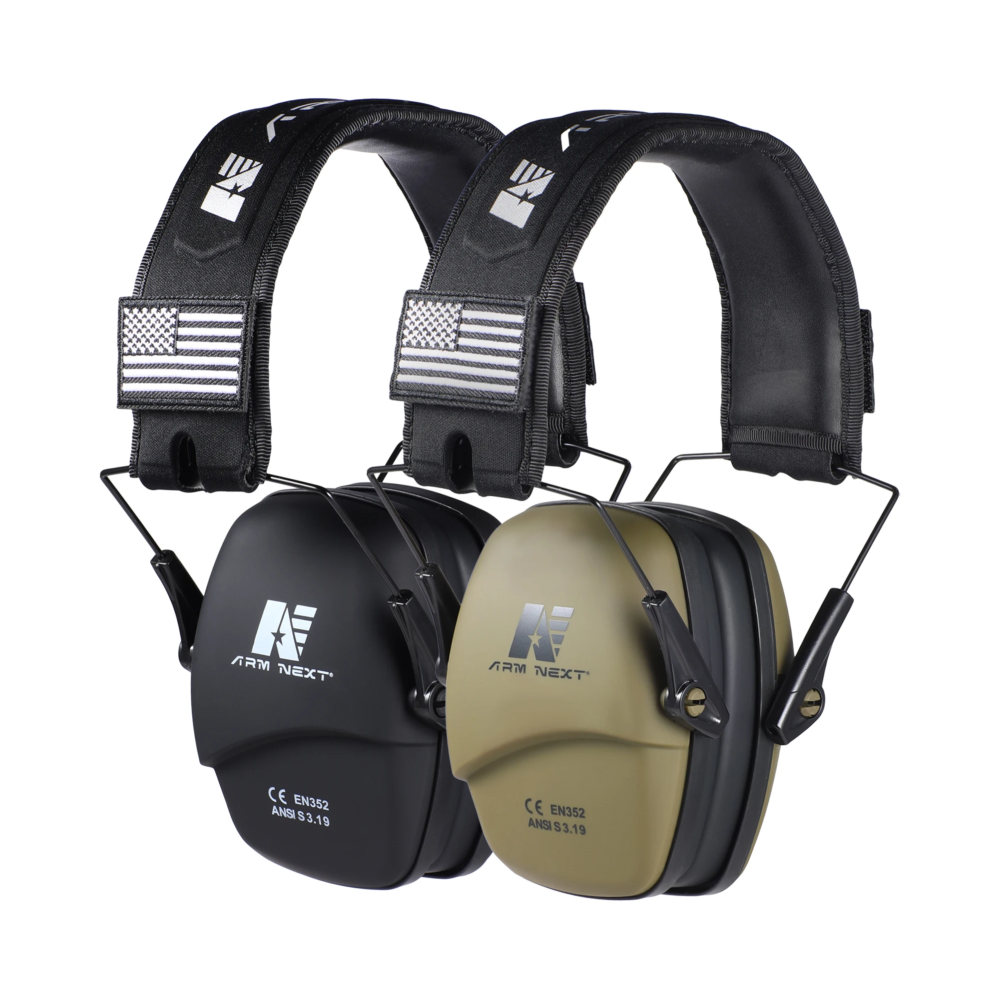 

Passive Ear Defenders 26dB Noise Reduction for Tactical Training Shooting Hearing Protection Memory Foam Comfort