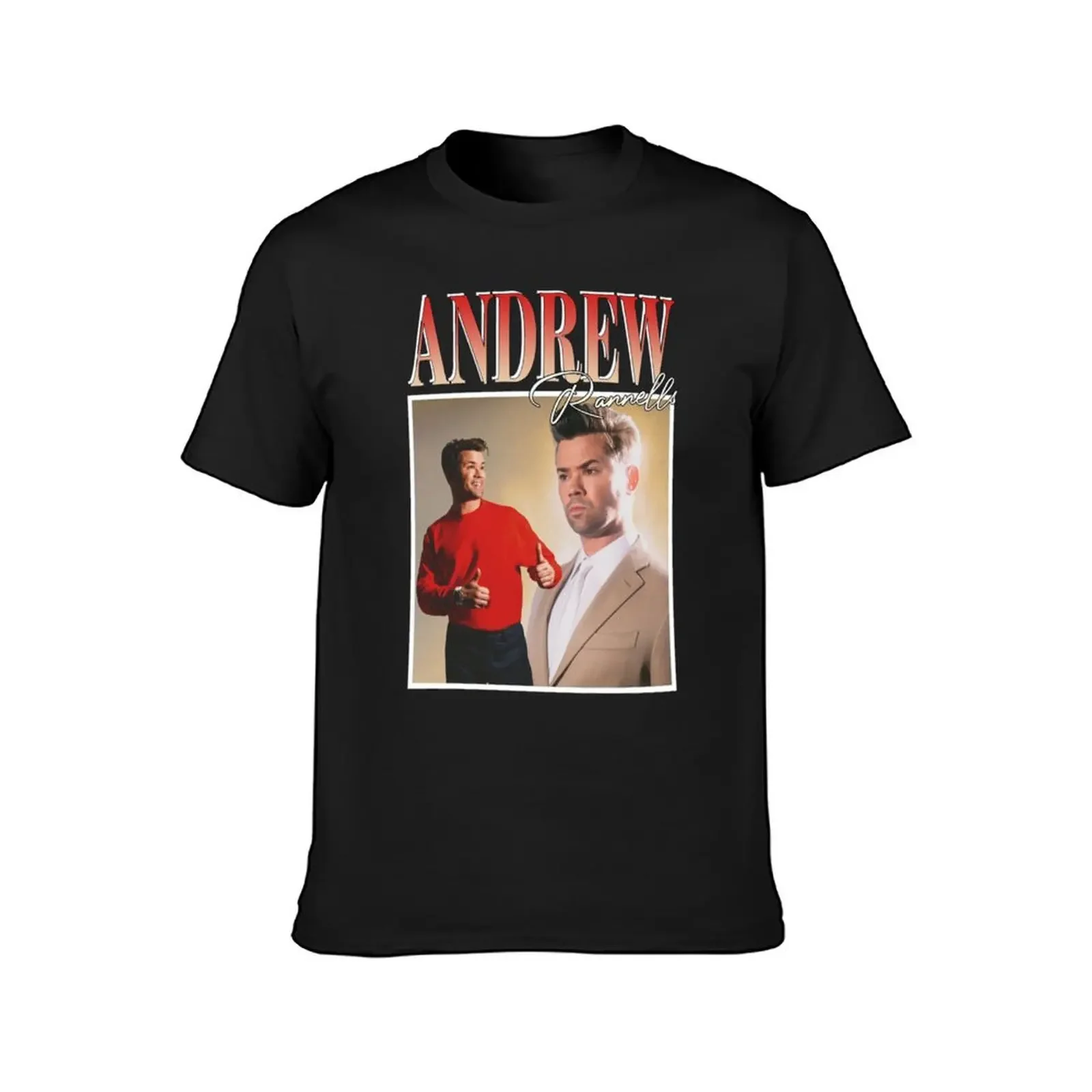 Andrew Rannells T-Shirt vintage graphic tee korean fashion cotton graphic tees black t-shirts for men