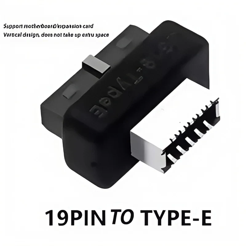 USB 3.0 20-Pin to Type E Adapter USB 3.1 Type C Front Panel Header Converter for Motherboard