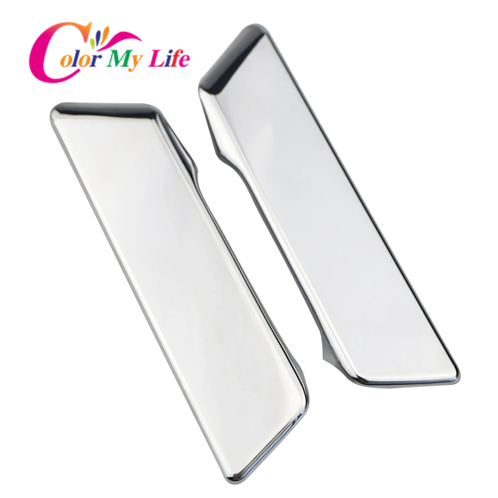 2Pcs/Set ABS Chrome Rear Door Handle Protection Cover Back Door Handle Trim for Toyota C-HR CHR 2016-2023 Parts