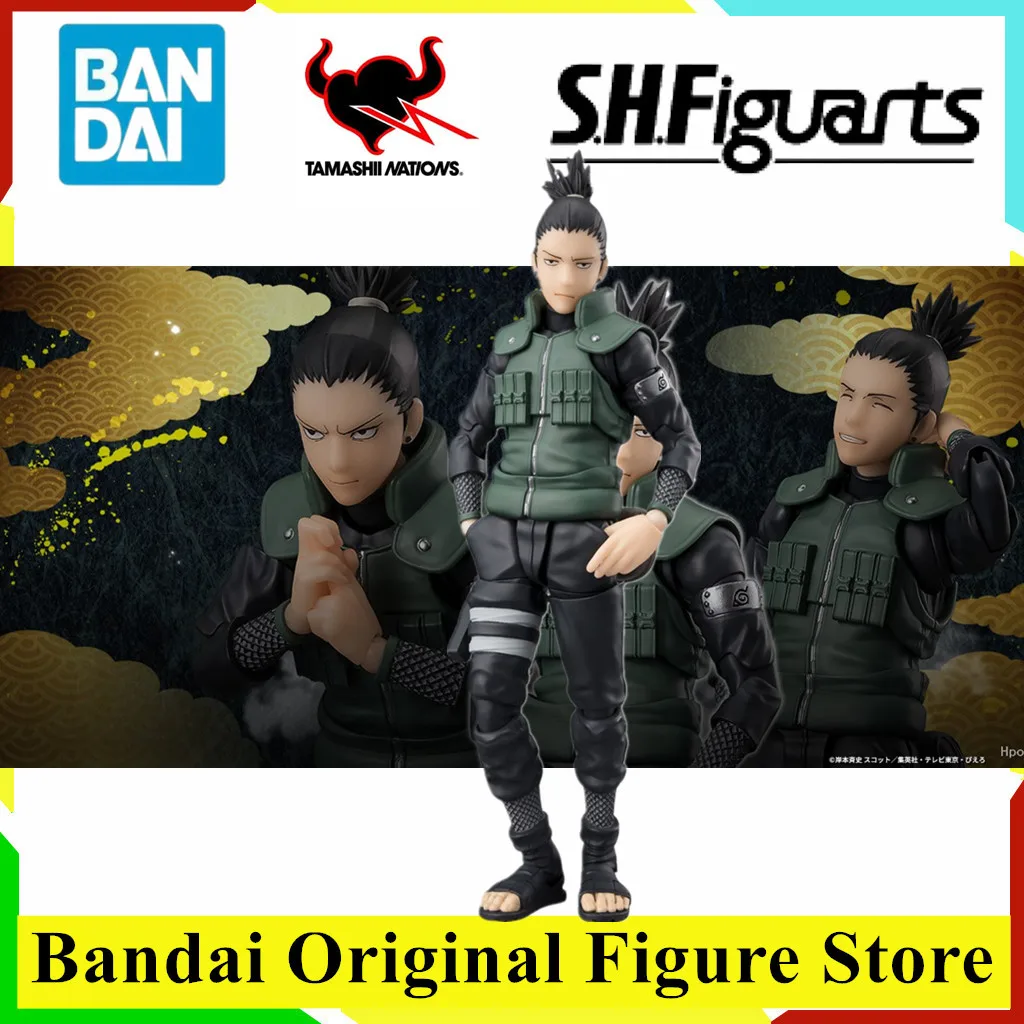 

Оригинальный BANDAI S.H.Figuarts Shikamaru Nara Brilliant Stategist Аниме Фигурка Игрушки Наруто Шиппуден ПВХ Модель Фигурка
