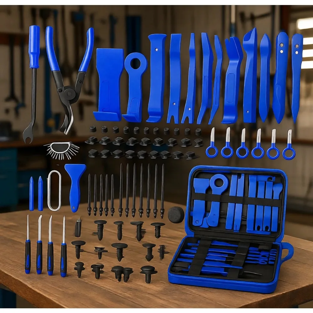 

352 Piece Trim and Panel Removal Kit with Pry Tools and Fastener Clips Set
