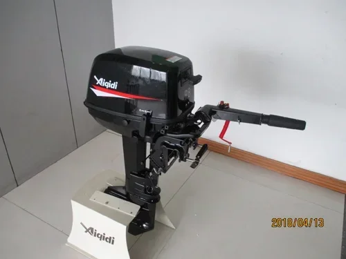 AIQIDI 9.8HP 2 Stroke Outboard Motor, Water-Cooled,short Shaft,Double Cylinder,Gasoline Boat Engine