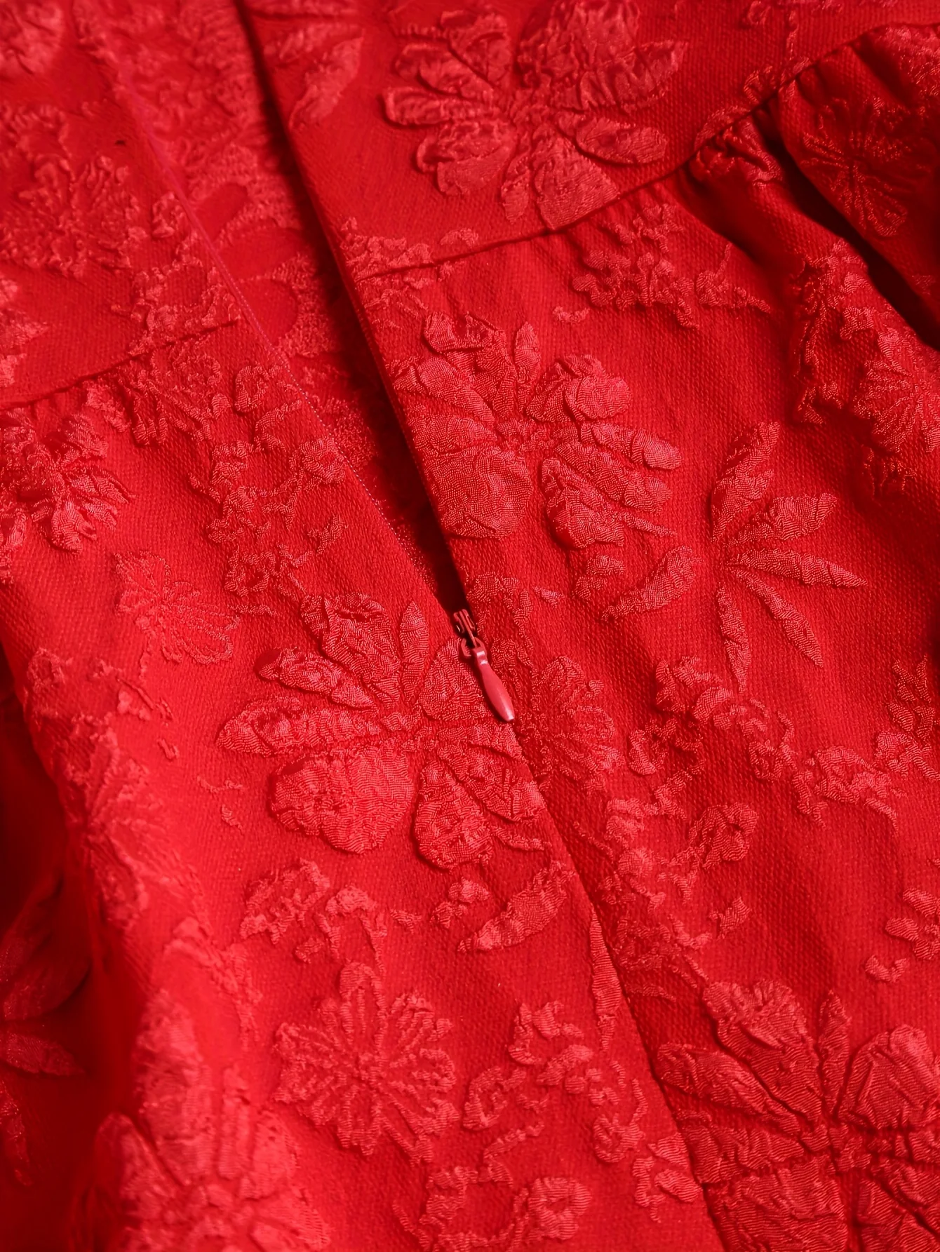 Gaun malam pesta gaun putri formal punggung renda manis bunga wanita ukuran plus