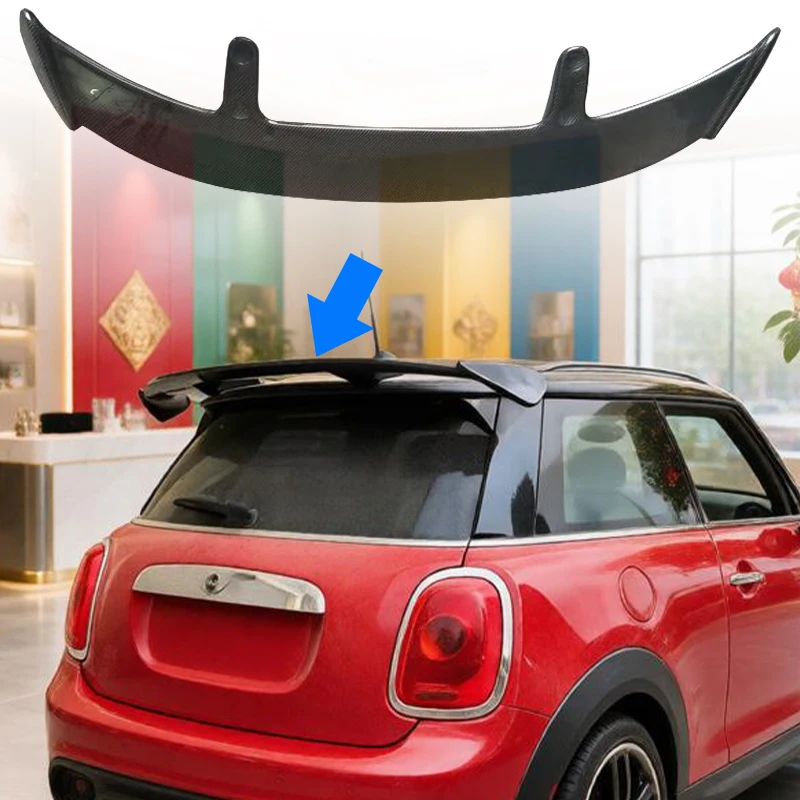 For 2014-2024 BMW MINI F56 Standard Version Roof Wing Rear Spoiler Car Modification Car Accessories Not Cooper S Hatchback Kit