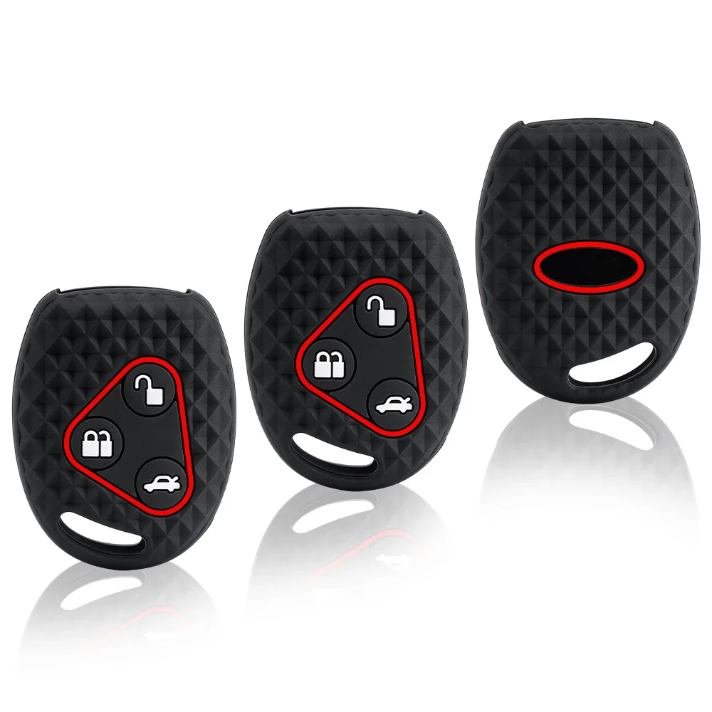 Silicone Key Case Cover For Ford Focus KA Galaxy Fiesta C-Max S-Max Eco Sport Transit Mondeo Connect Remote Keyless Fob Shell