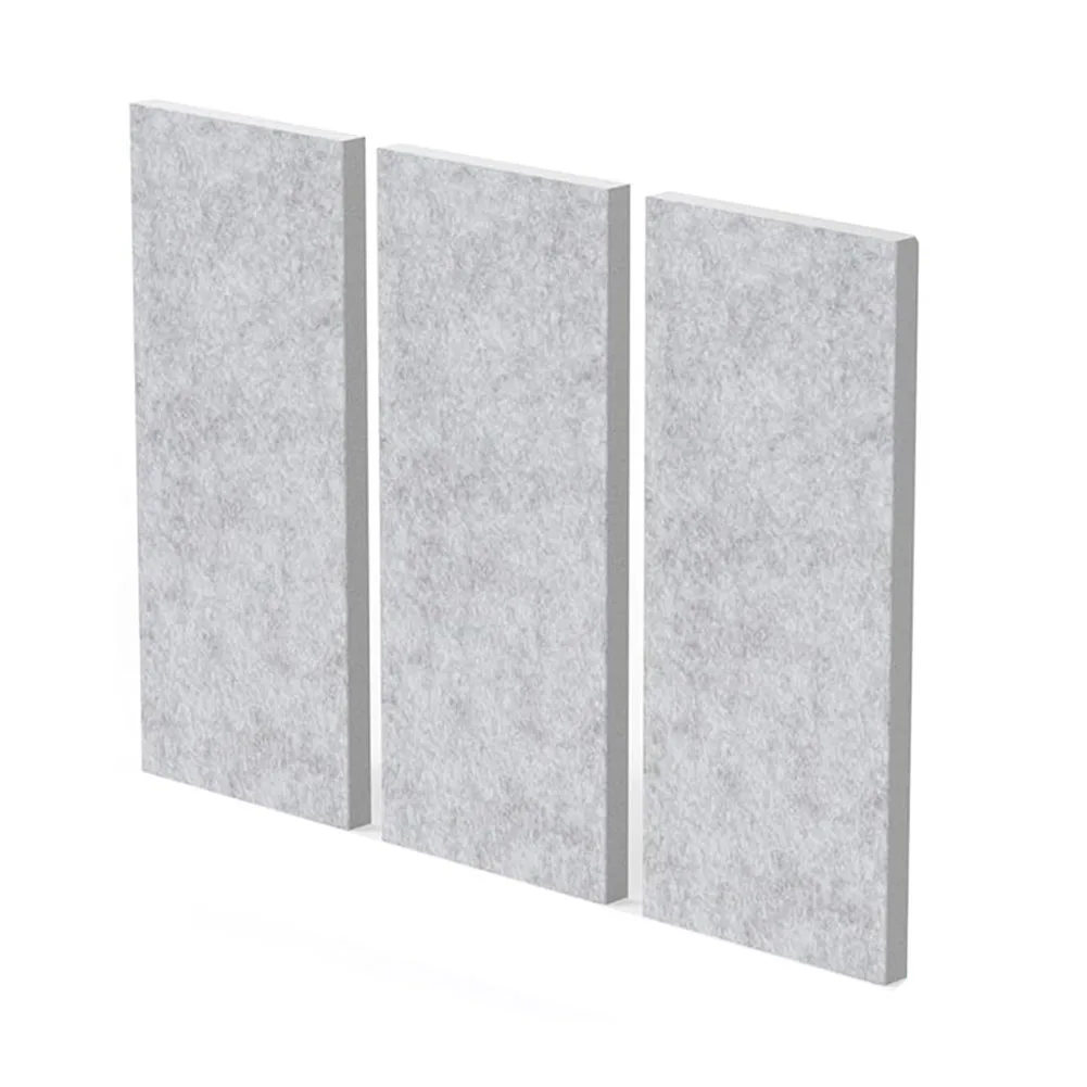 3pcs Gray Foam Felt Side Panels For Window AC Unit Noise Blocking Thermal Insulation Sealing Board 16.5x6.3in Home Improvement
