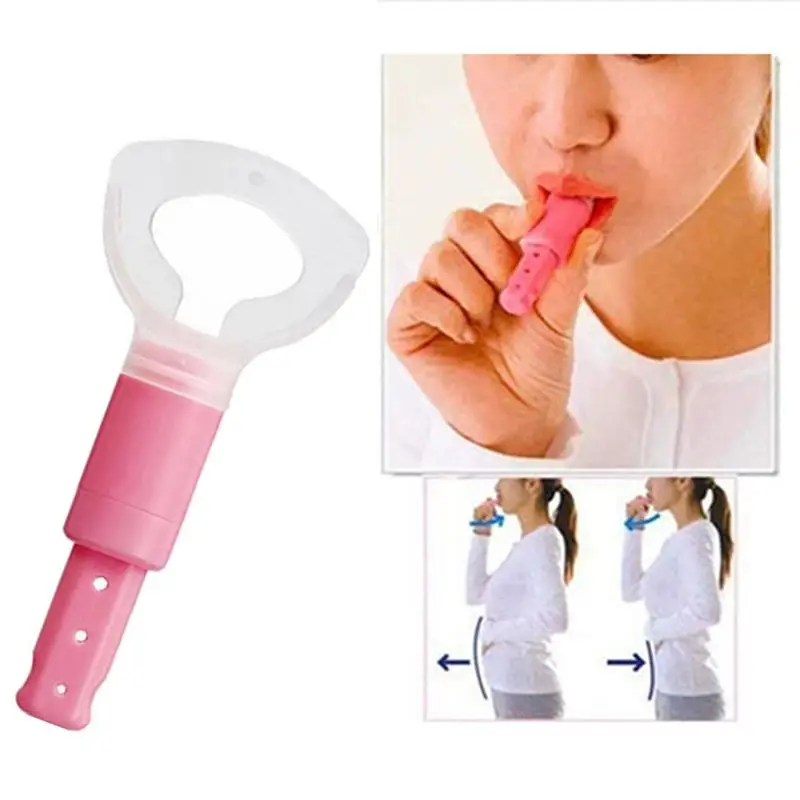 Portable Abdominal Breathing Exerciser Trainer Face Lift Respiration Device Slim Waist Face Lose Weight Increase Lung Capacity