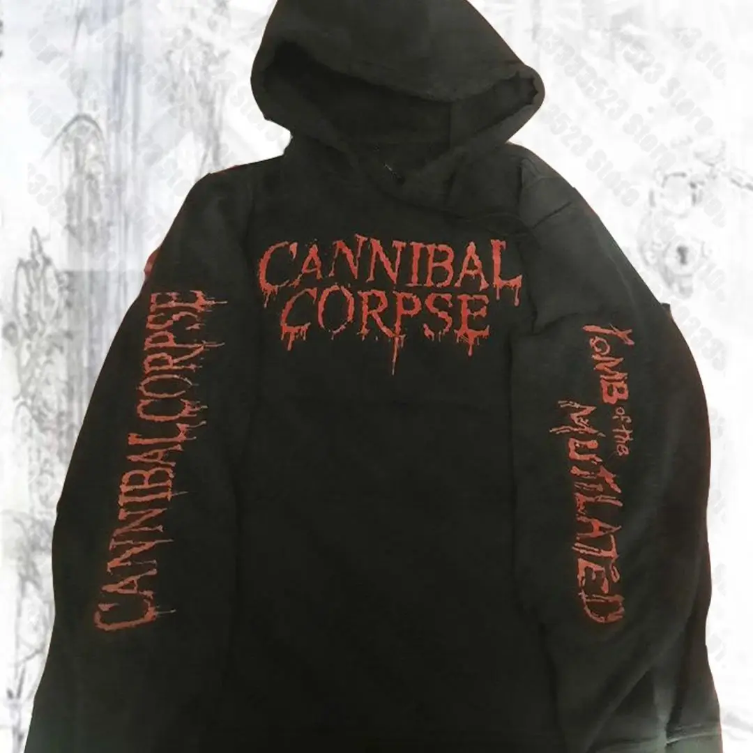 Rock Heavy Metal Band Print Retro Hoodies Harajuku Casual Hip Hop Top Ronde Hals Hoge Kwaliteit Sweatshirts Sport Streetwear Unisex