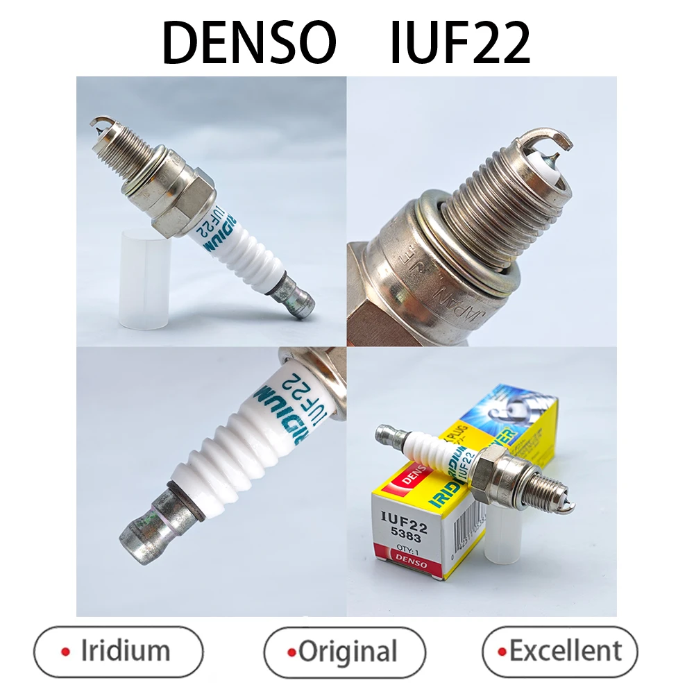 

1pcs DENSO IUF22 5383 Original Iridium Spark Plug for Motorcycle Suitable for CR7HIX