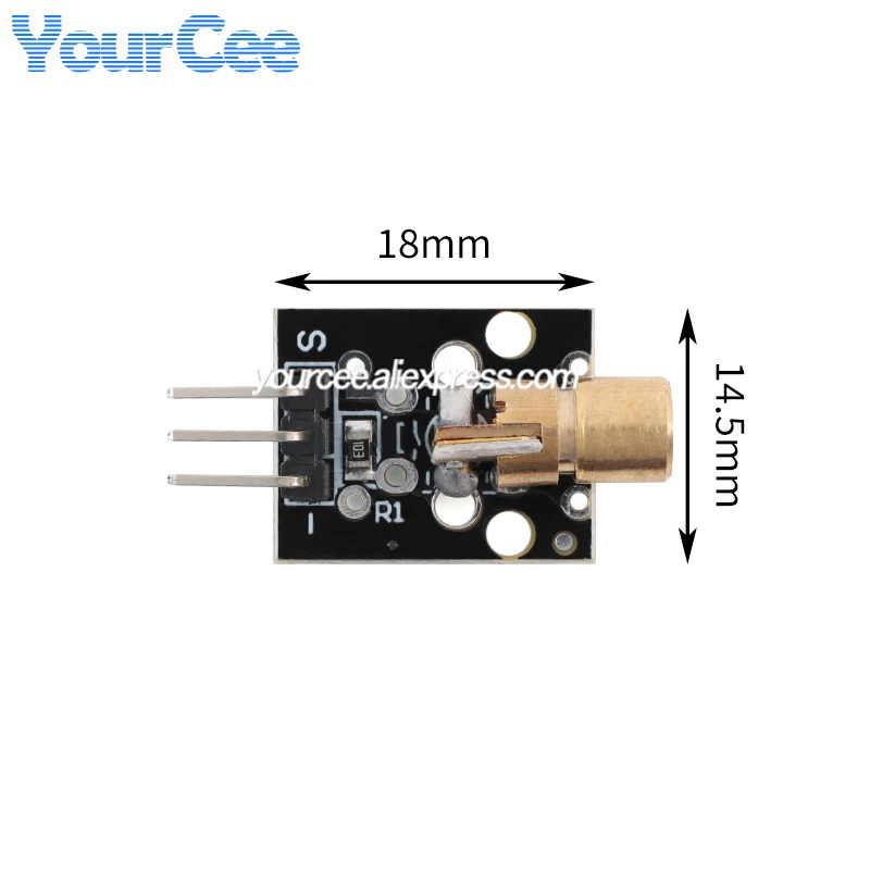 10pcs/1pc 5V IR Laser head sensor module infrared laser tube diode dot laser for Arduino DIY electronic building block