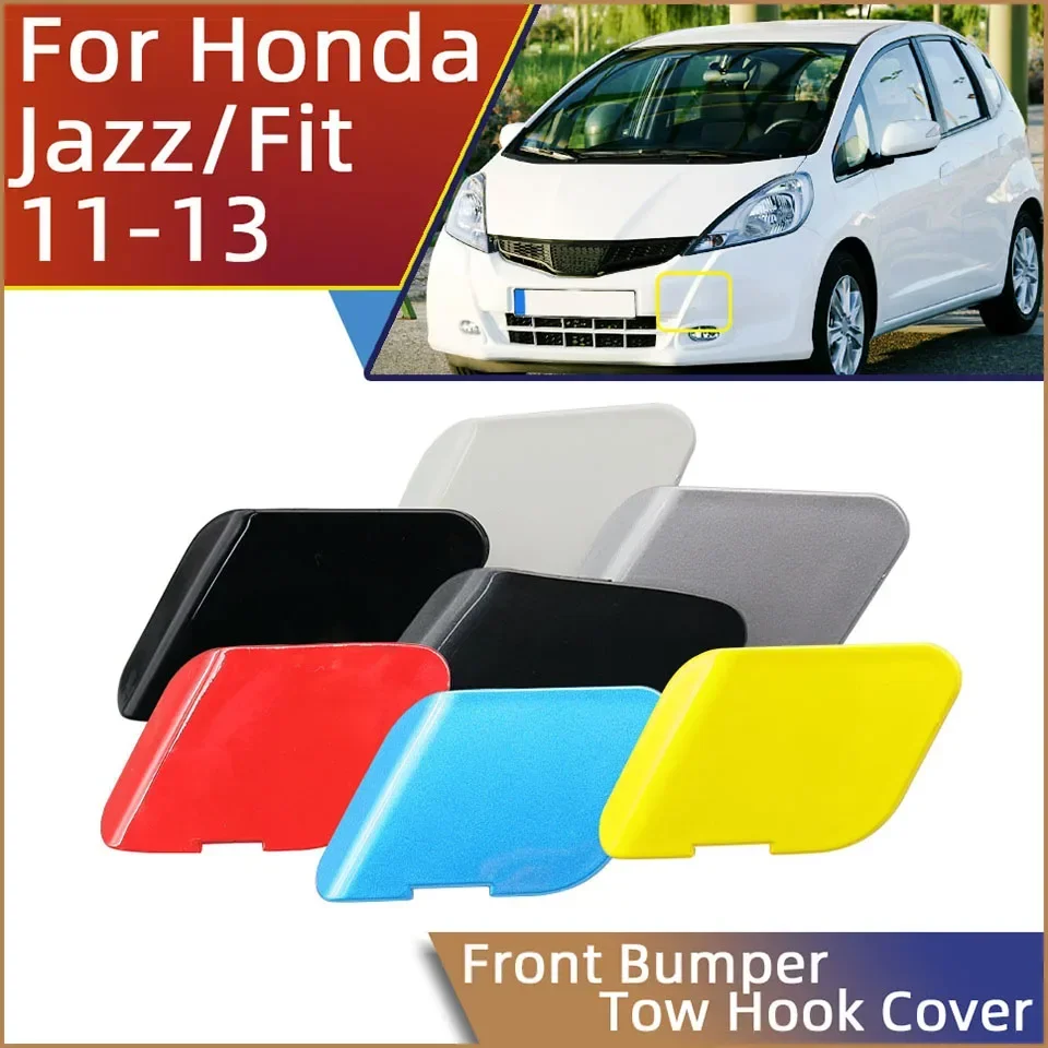 

For Honda Fit / Jazz GE GE6 GE8 GP1 2011 2012 2013 Auto Front Bumper Towing Hook Eye Cover Lid Tow Hook Trailer Cap Garnish Trim