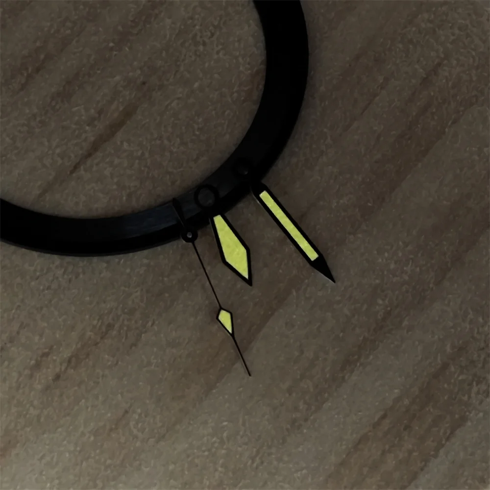 Ponteiro Relógio de Mergulho Luminous, Solid Center Shaft, C Factory, Water Ghost, Amarelo, Suíça, 2824, 2836