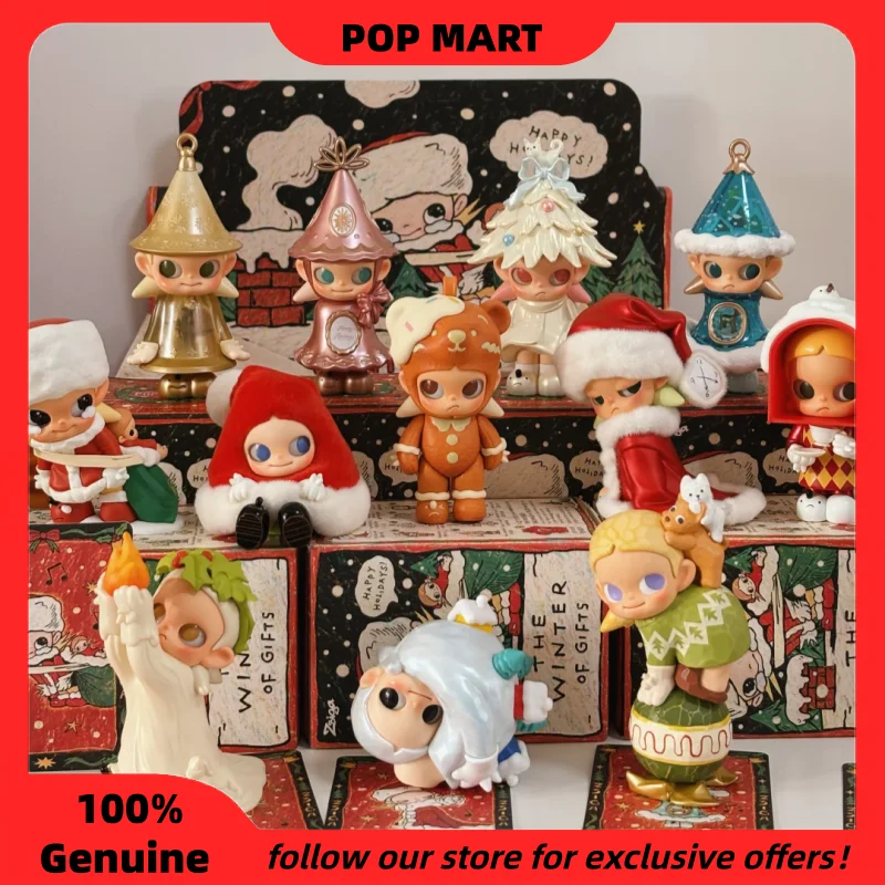 

Оригинальная коллекционная фигурка Pop Mart Zsiga из серии «Зима подарков» в закрытой упаковке, декоративная загадочная коробка-сюрприз, подарок для коллекционеров игрушек