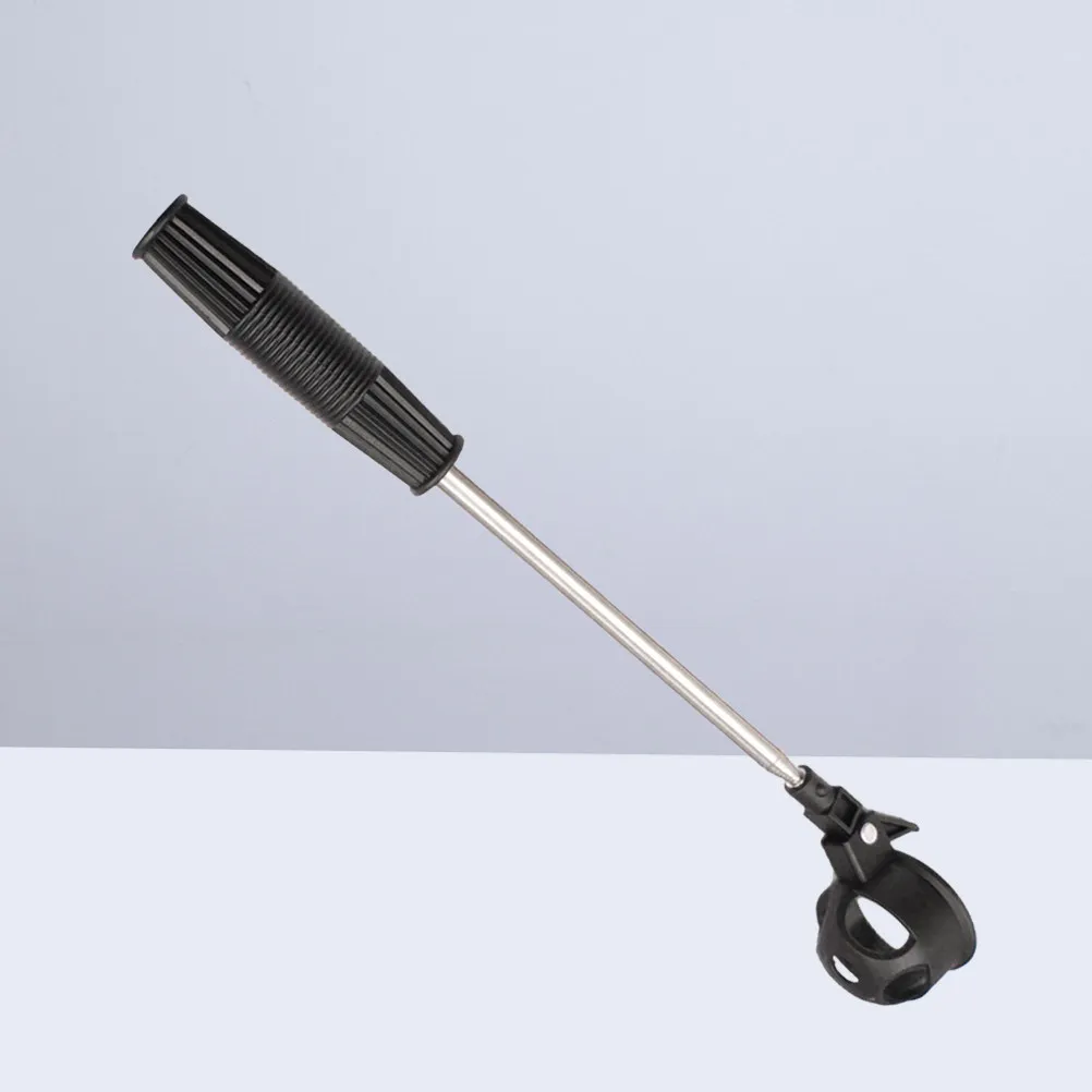 Telescopic Golf Ball Retriever Stainless Steel Shaft Adjustable Length Lightweight ABS Grip Automatic Locking Ball Picker