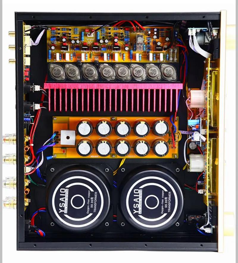 Amplificador audiófilo de alta fidelidad E800 combinado con uso doméstico de alta potencia HiFi