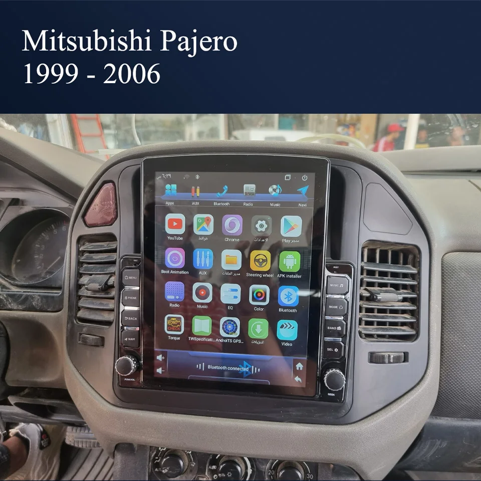 8G+128G Android 14 For Mitsubishi Pajero 1999 - 2006 Car Radio Audio Multimedia Stereo PC Tablet GPS Monitor DVD Carplay Auto