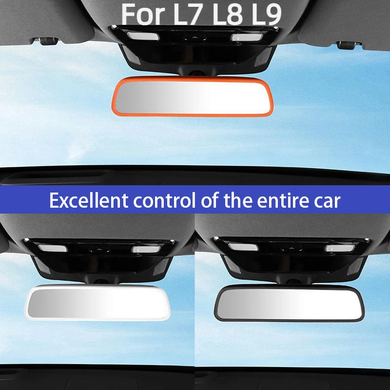 

For Li Lixiang L7 L8 L9 Car Rearview Mirror Protective Cover Screen Silicone Protective Frame