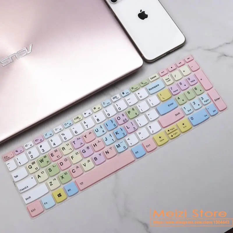 Korean French Arabic Germany Thai Janpanese Keyboard cover For lenovo Ideapad L340-15IWL  L340-15irh L340-15 L340 15IWL 15IRH 