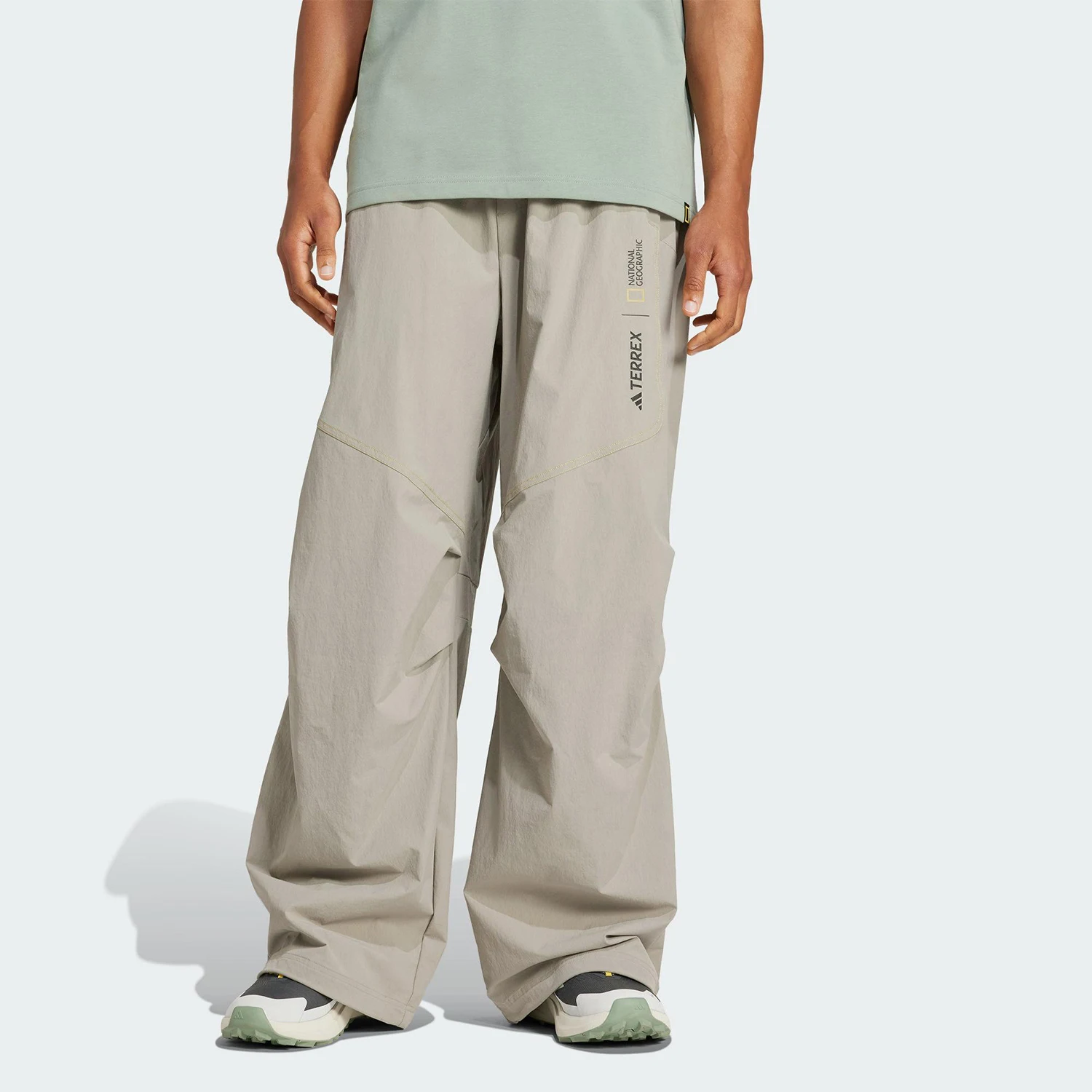 

Официальные оригинальные новые мужские повседневные тканые спортивные длинные брюки Adidas KA3277