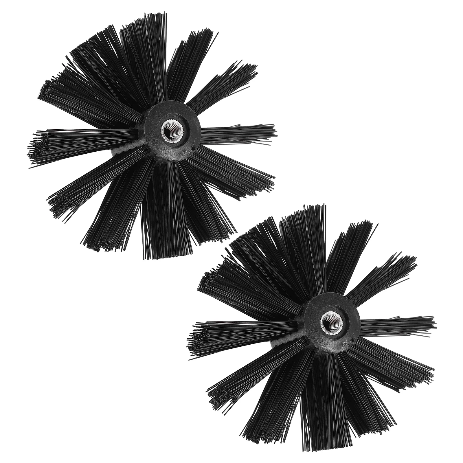 Brosse de nettoyage pour conduit de cheminée, outil de balayage de charpie, dissolvant de livres d'intérieur, accessoires de ventilation, nettoyeur de sèche-linge, plastique et nylon, tendance, 2 pièces