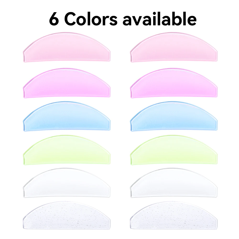 Damman 5Pair Silicone Lash Lift Softening Pads Multifunctional Eyelash Perm Pads Ultra Thin Lash Lift Pad For Eyelash Curling