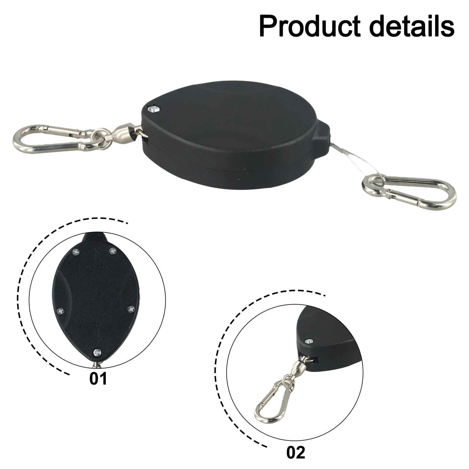 

Steel Plant Pulleys For Hanging Plants Bird Feeders For Garden Baskets Pots Grow Lights Plant Hangers Retractable