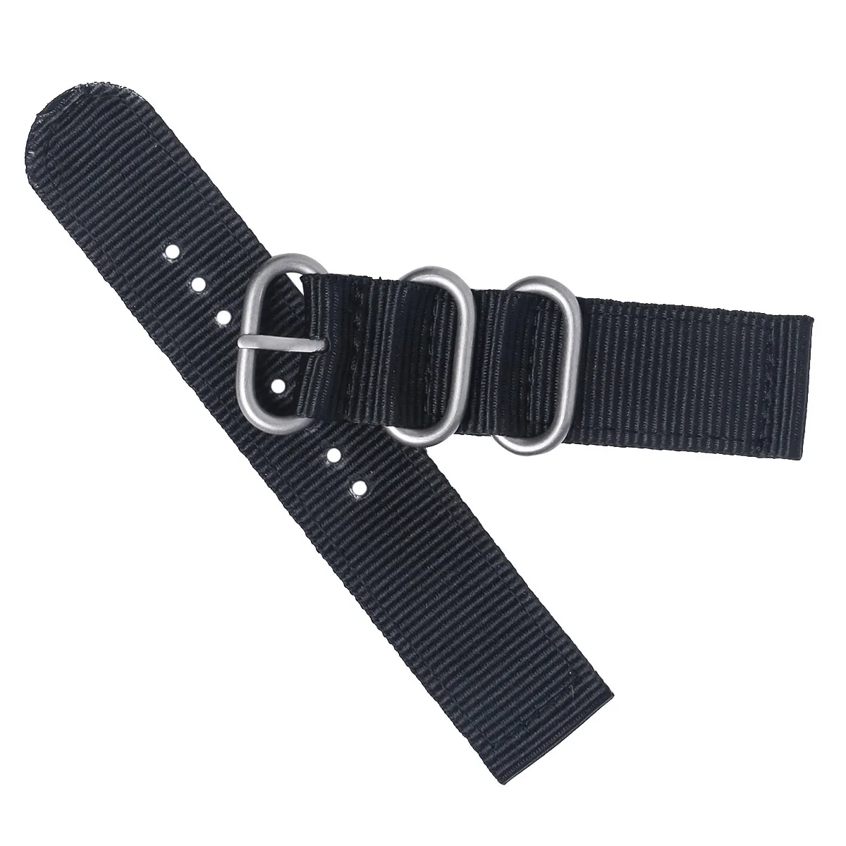 24Mm Premium Nylon Watch Strap Strong Endurance Smooth Texture No Scratch Design Watch Strap for Fitness Swimming Diving