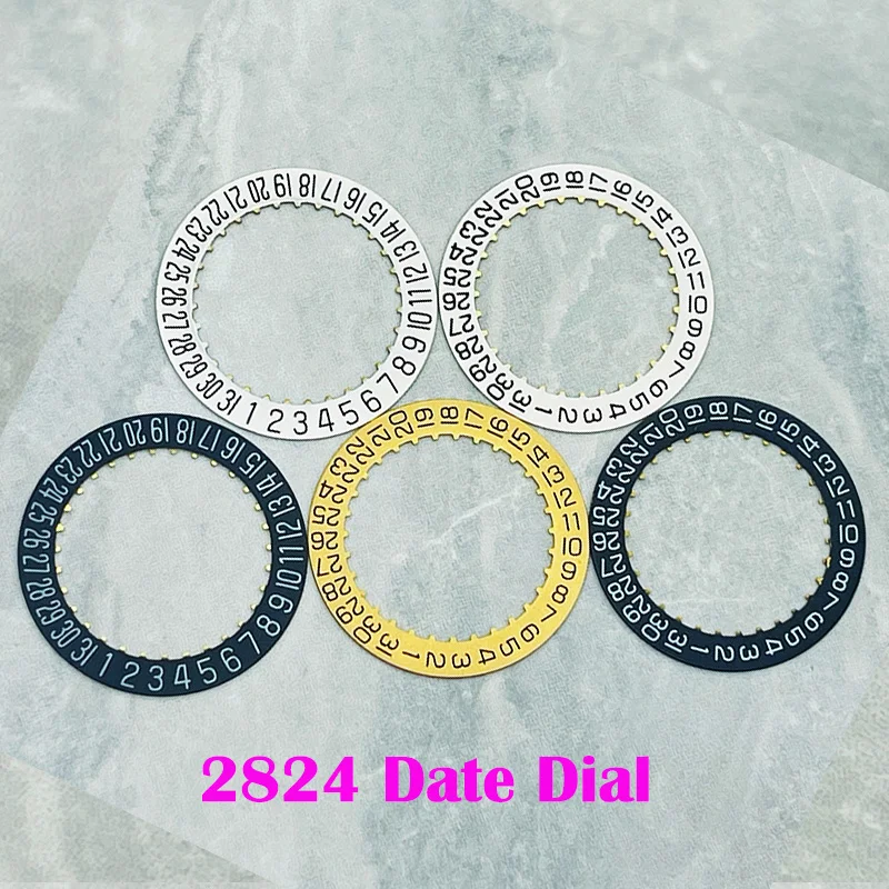 

ETA2824 Date Wheel Dial Fit 2824 Automatic Mechanical Movement Crown at 3.0 Day Date at Watch Accessories 3.0/6.0 Movt Wheel