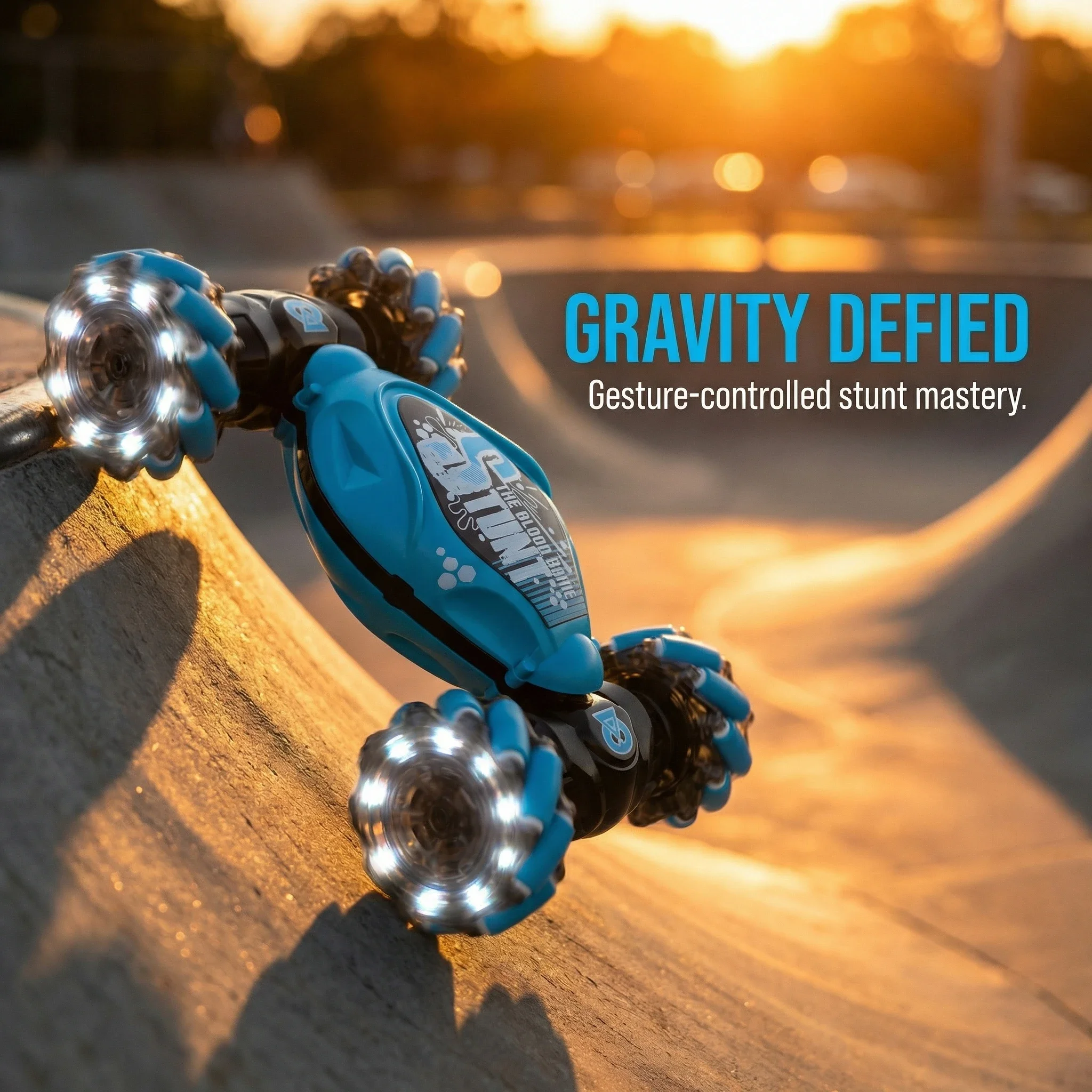 New Arrival Gesture Sensing Deformable Remote Control Car, Viral Hit Gift. 4WD Stunt Twist Off-Road Climbing RC Toy Car, Ideal Birthday & Christmas Present