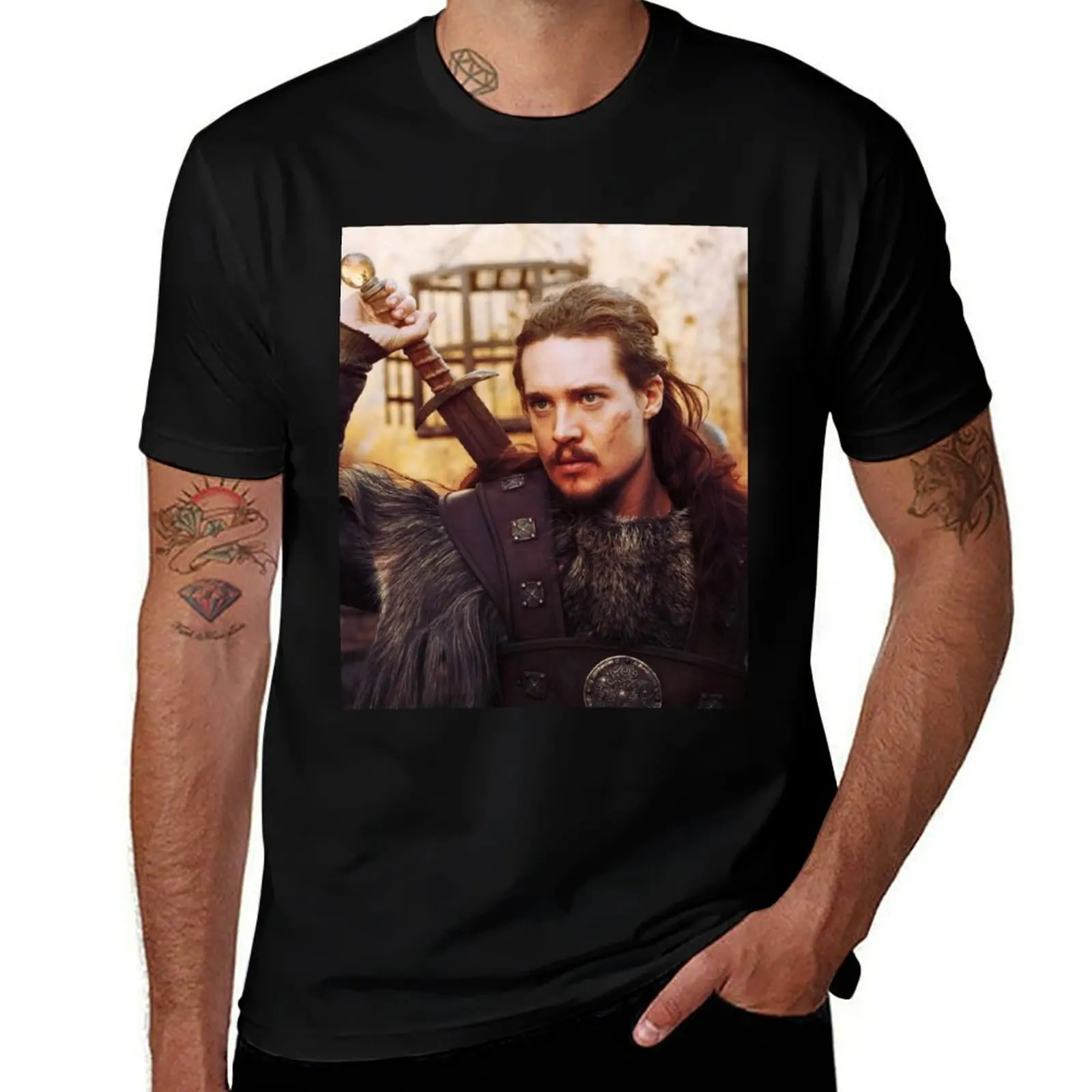 Uhtred of The Last Kingdom T-Shirt Simple Print Design T-Shirt