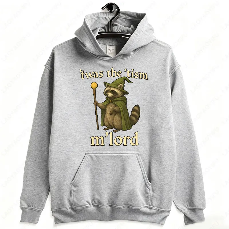 Twas The Tism Mlord Lustiges Autismus Gen Z Meme Shirt Unisex Kapuzenpullover Mode Langarmpullover Preppy Trendy Pullover