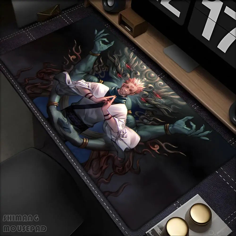 

Hot Anime Jujutsu Kaisen Large Mouse Pad Ryomen Sukuna MousePads Computer Gaming Peripheral Accessori