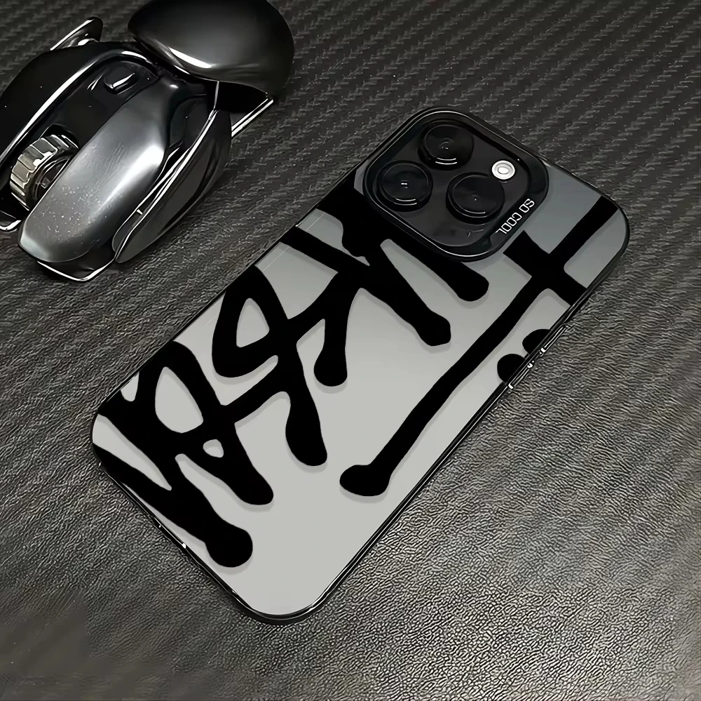 Creative and stylish phone case for iPhone 16 16e 15 14 13 12 11 Pro/ Max/Plus shock-proof anti-fingerprint Protective cover - náhled 3