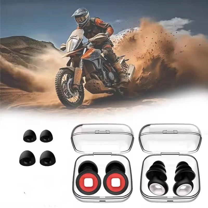 

Silicone Sleeping Noise Reducing Earplugs Set Swimming Motorcycle Noise Reducing Earplugs Soundproof Canceling Mute Earplugs