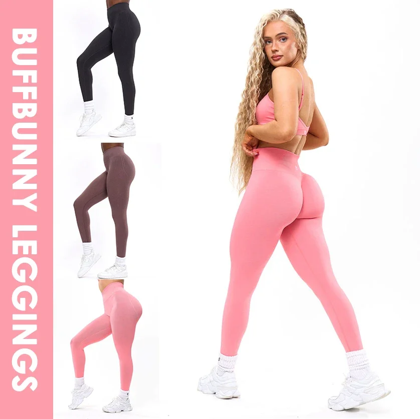 

Buffbunny Leggings Seamless Tights Women Sport Leggins Gym Fitness Clothing Soft Breathable Womans Pants Running Leggings