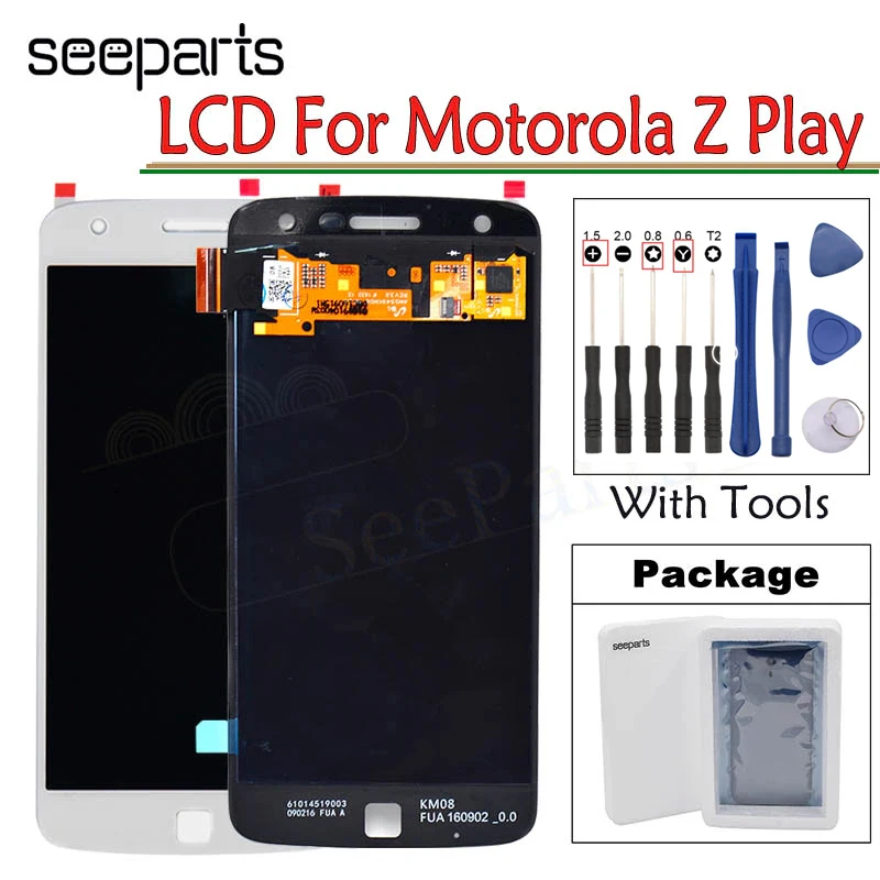 

Tested Well For Motorola Moto Z Play LCD Display Touch Screen Digitizer 5.5" For Moto Z Play Display XT1635 Screen Replacement