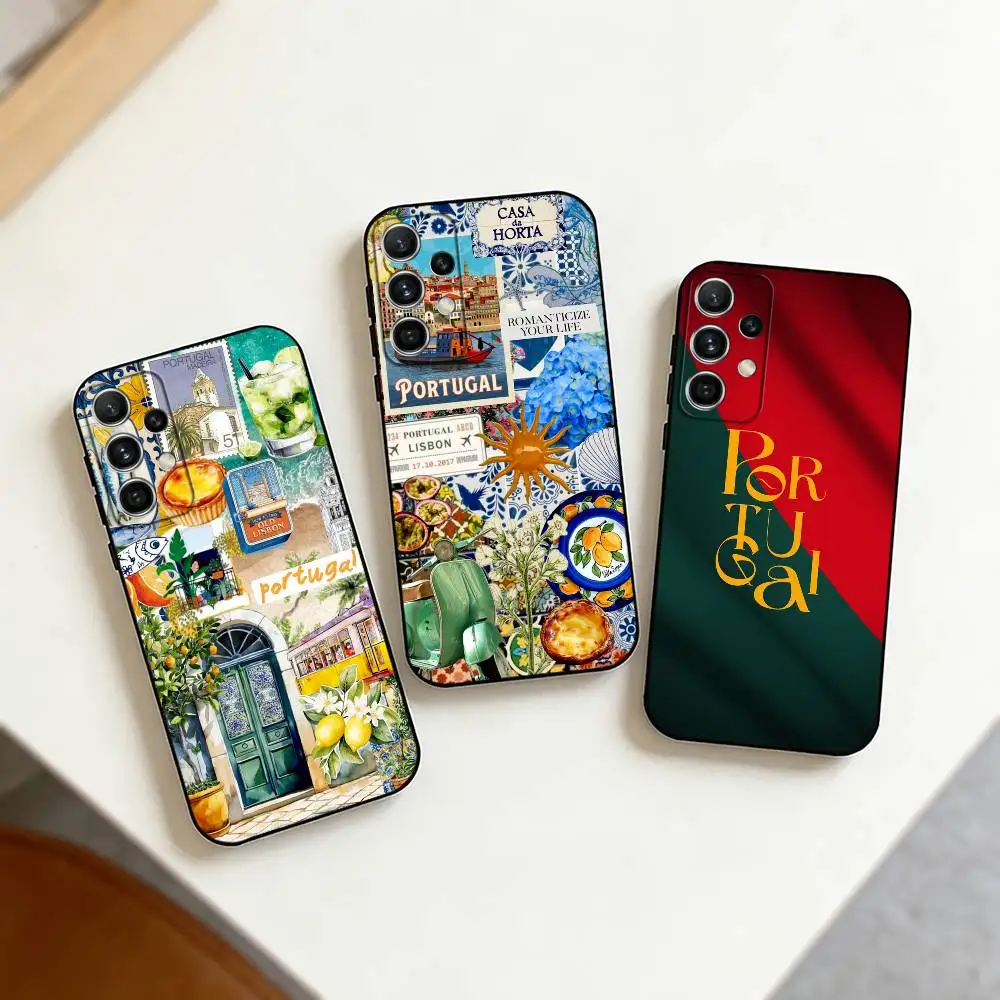 

Portugal Culture A-Art Phone Case For Samsung S25,S24,S21,S22,S23,S30,Ultra,S20,Plus,Fe,Note,10,9,5G Black Cover
