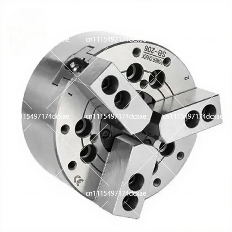 8 Inch Hydraulic Power Chuck 3 Jaw Steel Hollow High Speed Chuck