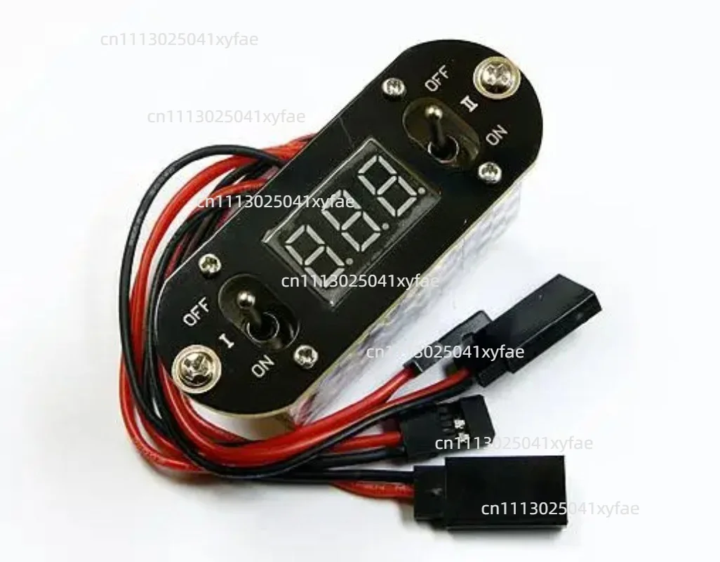 20A Heavy Duty Dual Switch Power Harness with LED Voltage Monitor High Current Distribution Wire
